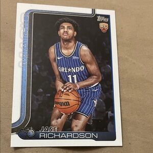 Topps Jase Richardson Rookie Card